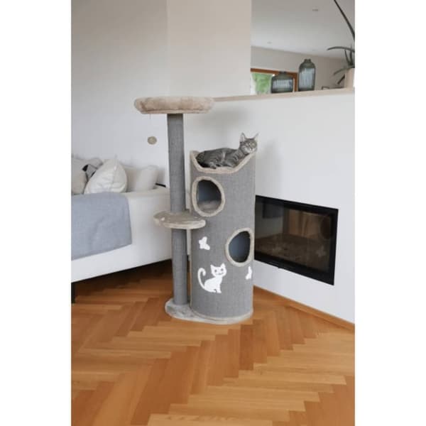 Kerbl kradsetræ til katte Tiana 130 cm grå