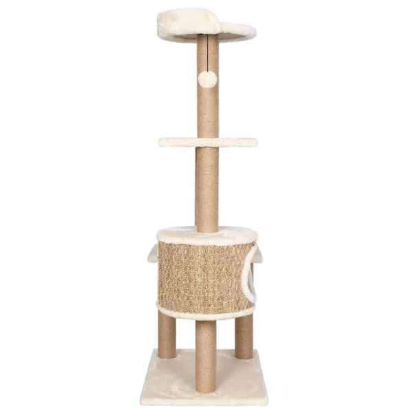 vidaXL Klösträd med klöspelare 123 cm sjögräs