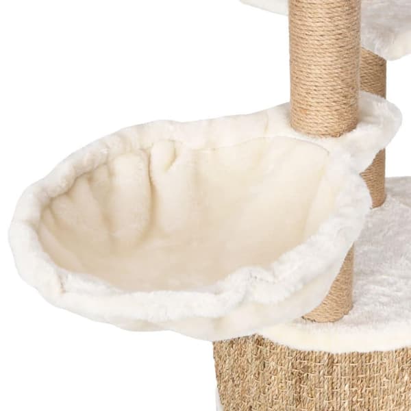 vidaXL Klösträd med klöspelare 126 cm sjögräs