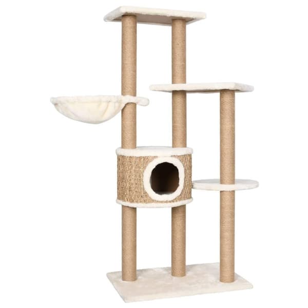 vidaXL Klösträd med klöspelare 126 cm sjögräs