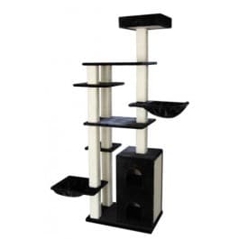 Topmast Heavy Scratching Post Excellence Sort 140 x 62 x 217 cm