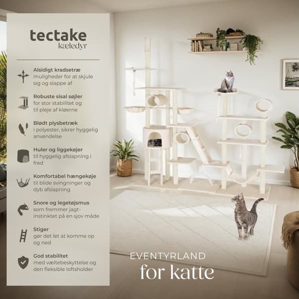 Kradsetræ Snooky 261cm - beige