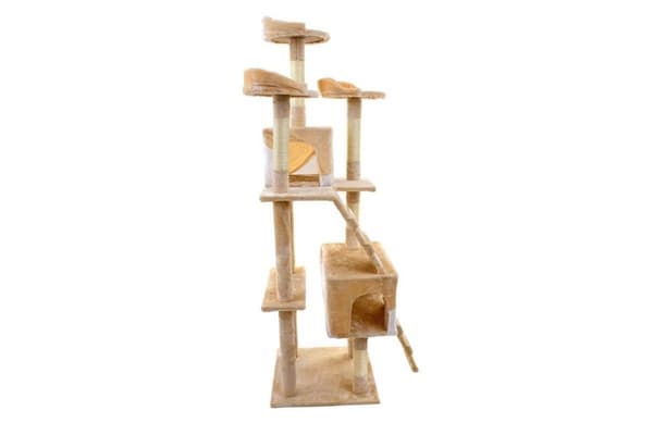 Kattekradse træ XXL 170 x 49 x 49 cm beige