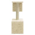 Miniatyrbilde 4 av 8: vidaXL Kattetre med klorestolper i sisal kremhvit 60 cm