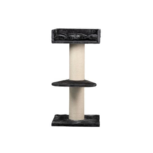 Maine Coon Lounge Mörkgrå - 120cm 25kg 20cm Ø stolpar - Storlek 120x60x60cm - Katträd för Stora Katter - Högkvalitativ produkt från RHRQuality®