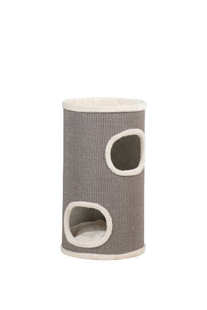 Coony Lounge 80 Beige - 80cm hög, Ø 44cm, 15kg - Storlek 80x44x44cm - Klöstunna för Stora Katter - Högkvalitativ produkt från RHRQuality®