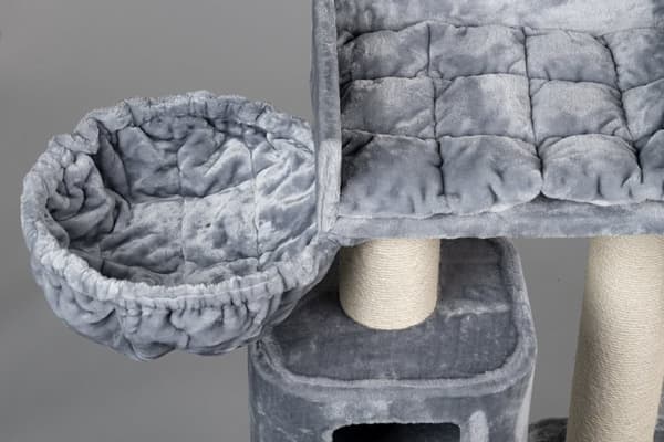 Devon Rex – 120cm 30kg 15cm Ø pylväät – Koko 120x70x50cm – Kiipeily- Ja Raapimispuu Isoille Kissoille – Laadukas RHRQuality®-tuote