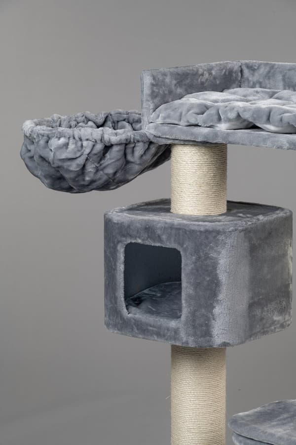 Devon Rex – 120cm 30kg 15cm Ø pylväät – Koko 120x70x50cm – Kiipeily- Ja Raapimispuu Isoille Kissoille – Laadukas RHRQuality®-tuote