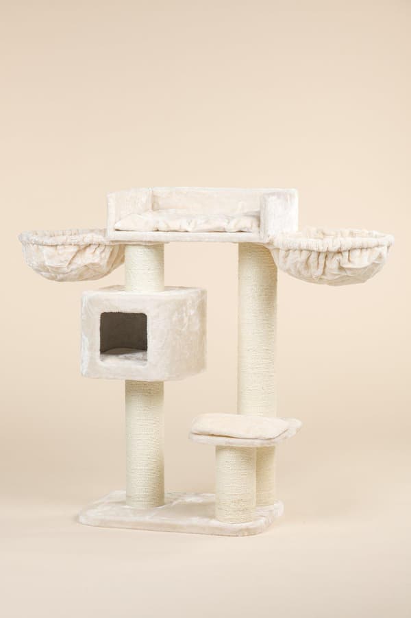 Devon Rex – 120cm 30kg 15cm Ø pylväät – Koko 120x70x50cm – Kiipeily- Ja Raapimispuu Isoille Kissoille – Laadukas RHRQuality®-tuote