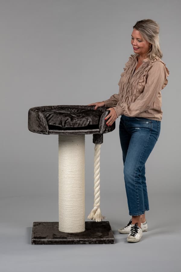 Chartreux101cm 18kg 20cm Ø pylväät – Testattu jopa 40kg asti!! – Koko 101x60x60cm – Kiipeily- Ja Raapimispuu Isoille Kissoille – Laadukas RHRQuality