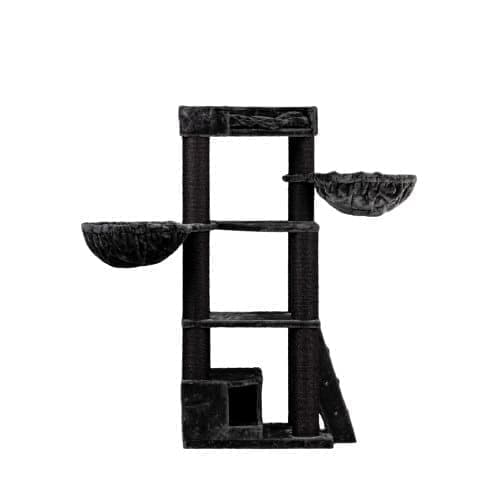 Corner Coon Blackline Mörkgrå - 151cm 47kg 12cm Ø stolpar - Storlek 151x60x56cm - Katträd för Stora Katter - Högkvalitativ produkt från RHRQuality