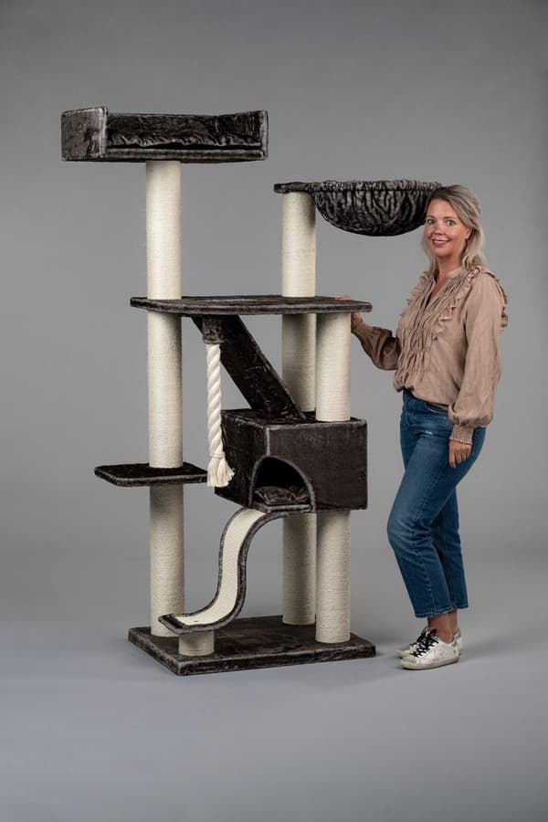 Kilimandjaro 192cm 45kg 12cm Ø stolpar – Storlek 192x74x59cm – Katträd för Stora Katter – Högkvalitativ produkt från RHRQuality