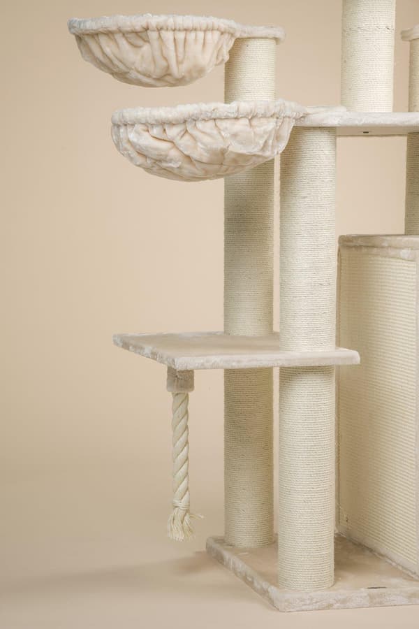 Cat Paradise  184cm 80kg 15cm Ø pæle – Total størrelse 184x160x70cm – Kradsetræ til Store Katte – Produkt i Høj Kvalitet fra RHRQuality