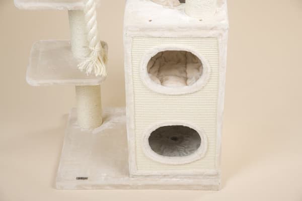 Cat Penthouse 195cm 60kg 12cm Ø pæle – Total størrelse 195x90x60cm – Kradsetræ til Store Katte – Produkt i Høj Kvalitet fra RHRQuality