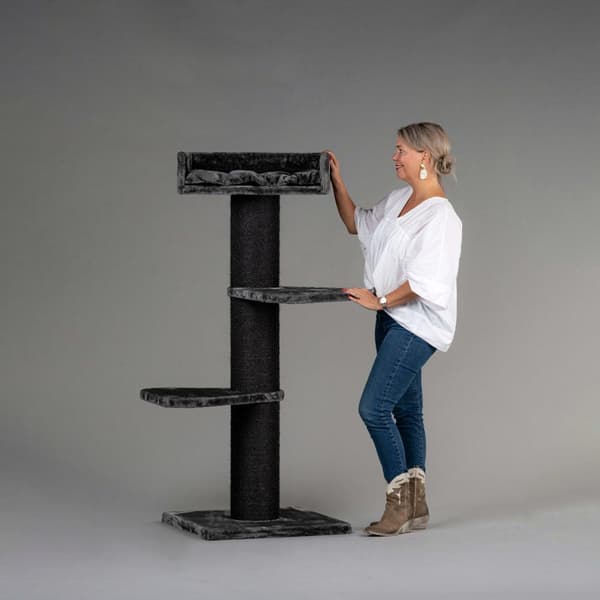 Royalty 155cm 35kg 20cm Ø pæle – Total størrelse 155x60x60cm – Kradsetræ til Store Katte – Produkt i Høj Kvalitet fra RHRQualit