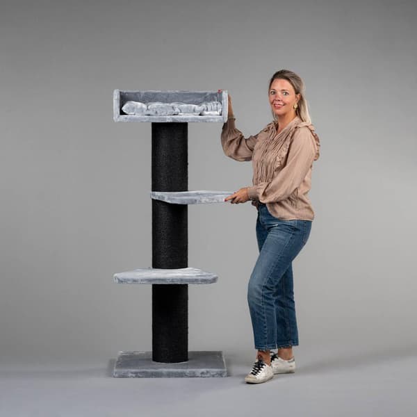 Royalty 155cm 35kg 20cm Ø pæle – Total størrelse 155x60x60cm – Kradsetræ til Store Katte – Produkt i Høj Kvalitet fra RHRQualit