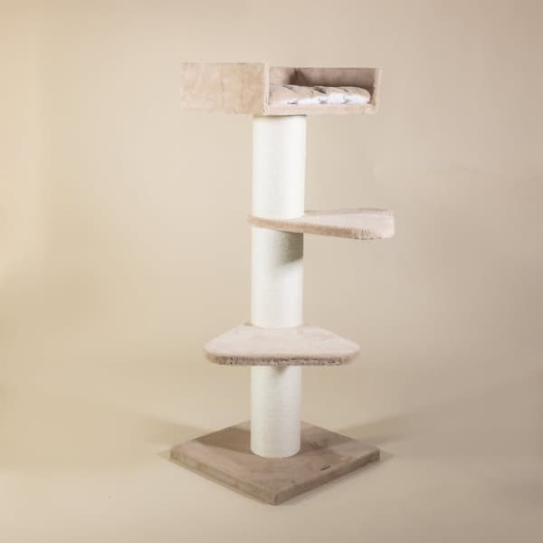 Royalty 155cm 35kg 20cm Ø pæle – Total størrelse 155x60x60cm – Kradsetræ til Store Katte – Produkt i Høj Kvalitet fra RHRQualit