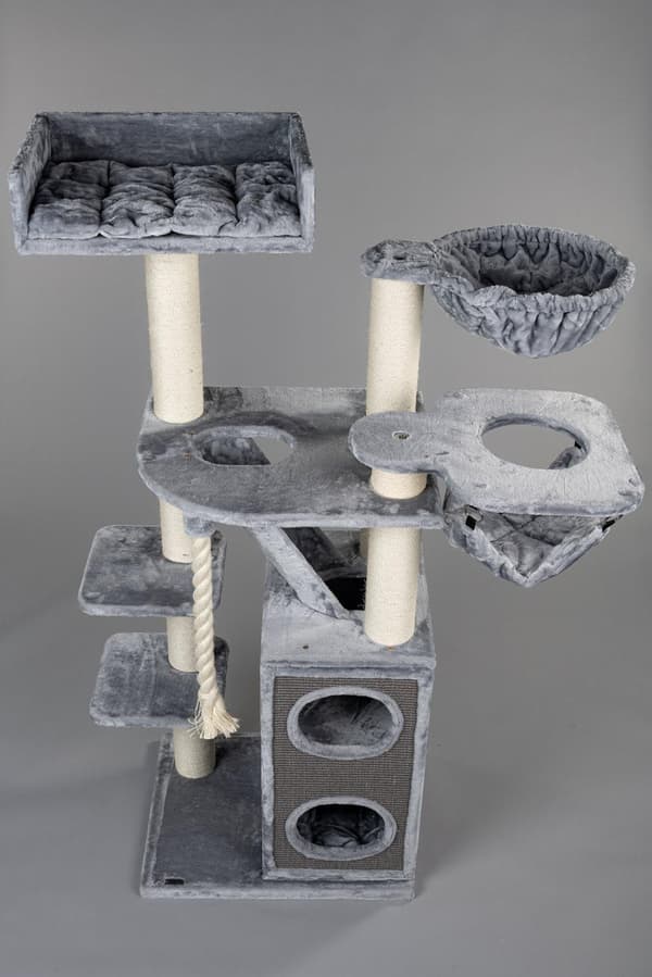 Cat Penthouse  195cm 60kg 12cm Ø stolpar – Storlek 195x90x60cm – Katträd för Stora Katter – Högkvalitativ produkt från RHRQuality