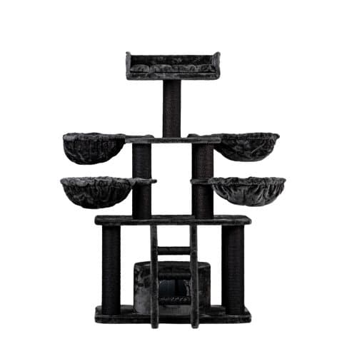 Panther 175cm 62kg 12cm Ø stolpar - Storlek 175x100x60cm - Katträd för Stora Katter - Högkvalitativ produkt från RHRQuality
