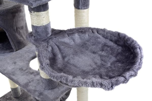 Kattetræ kradsetræ XXL 140 x 105 x 49 cm grå