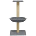 Miniatyrbillede 4 af 10: vidaXL kradsetræ med sisalkradsestolpe 74 cm lysegrå