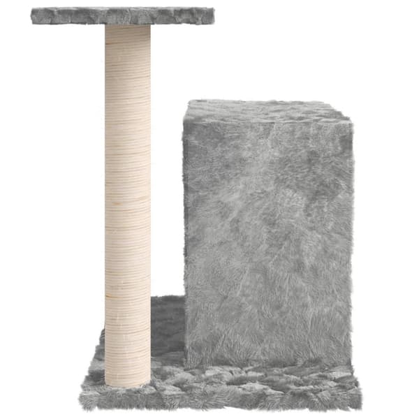 vidaXL Klösträd med klöspelare sisal ljusgrå 51 cm