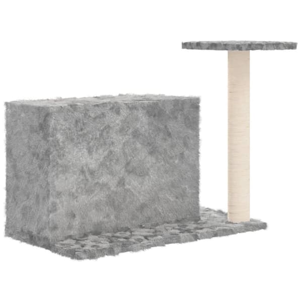 vidaXL Klösträd med klöspelare sisal ljusgrå 51 cm