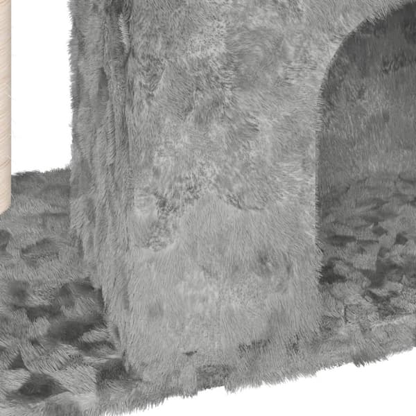 vidaXL Klösträd med klöspelare sisal ljusgrå 51 cm