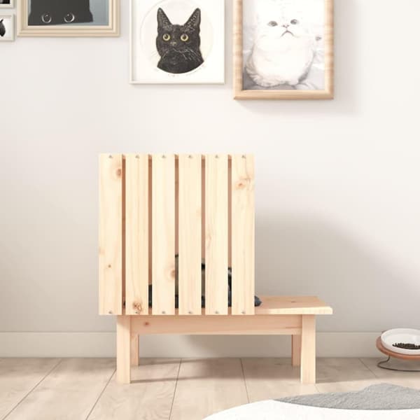 vidaXL Kattkoja 60x36x60 cm massiv furu