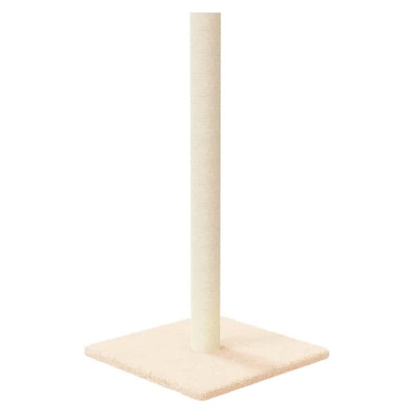 vidaXL Klöspelare i sisal gräddvit 35x35x70 cm