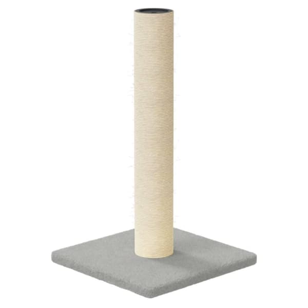 vidaXL kradsetræ 22x22x45 cm lysegrå