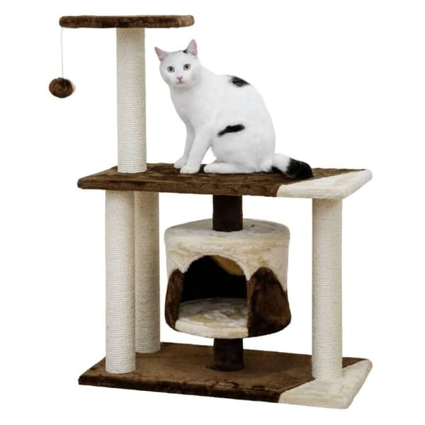 Kerbl Klösträd Jade Pro 96 cm brun och beige