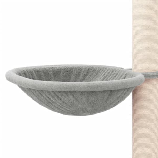 vidaXL Klösträd med sisalpelare ljusgrå 94,5 cm