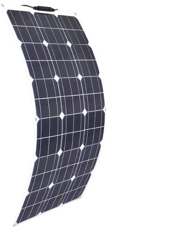 Aurinkopaneelisarja | Joustava 12V | 100W | Matkailuauto / auto / vene | Kannettava | ohjaimen kanssa