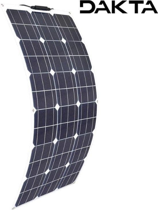 Aurinkopaneelisarja | Joustava 12V | 100W | Matkailuauto / auto / vene | Kannettava | ohjaimen kanssa