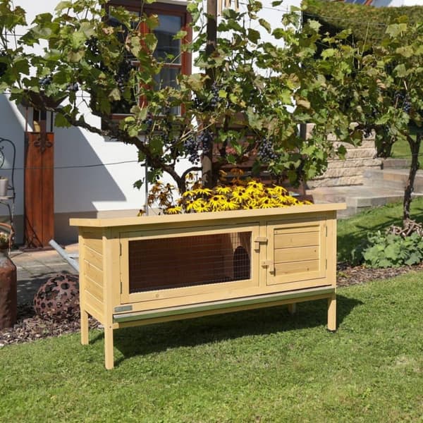Kerbl gnaverbur Alfred 116x45x62 cm træ glaseret