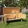Miniatyrbillede 4 af 11: Kerbl gnaverbur Alfred 116x45x62 cm træ glaseret