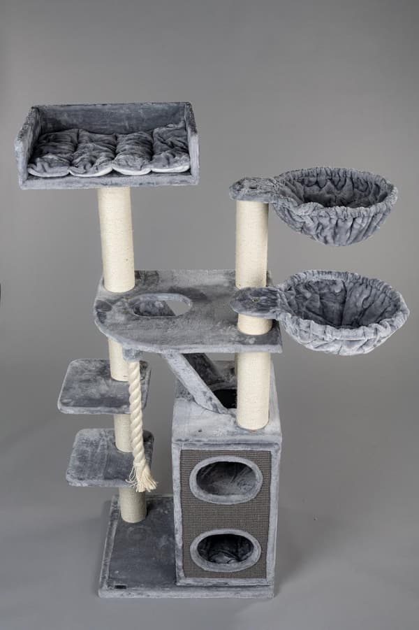 Cat Penthouse Ljusgrå Plus