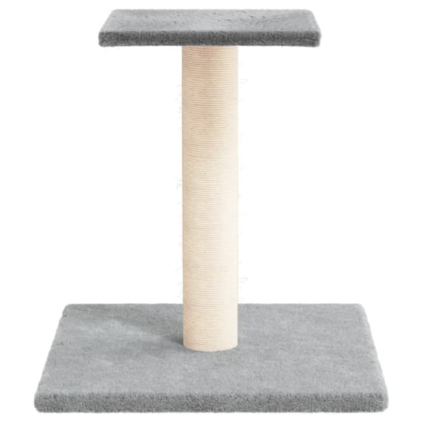 vidaXL kradsetræ med platform 38 cm lysegrå
