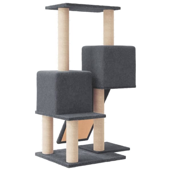 vidaXL Klösträd med sisalpelare mörkgrå 82 cm