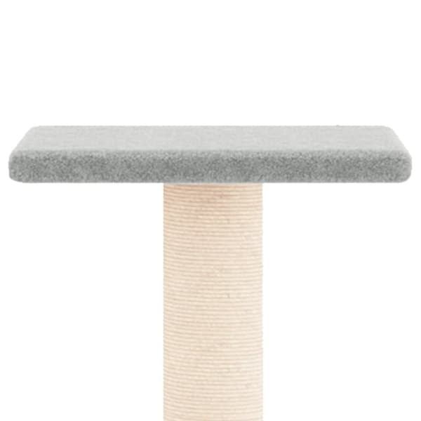vidaXL Klösträd med sisalpelare ljusgrå 73 cm