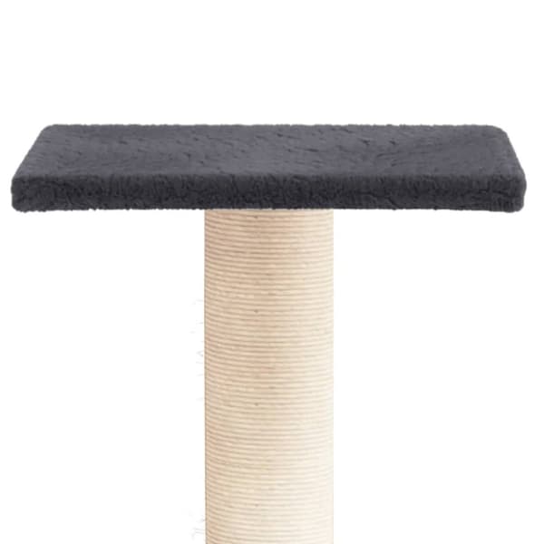vidaXL Klorestolpe med platform mørkegrå 38 cm