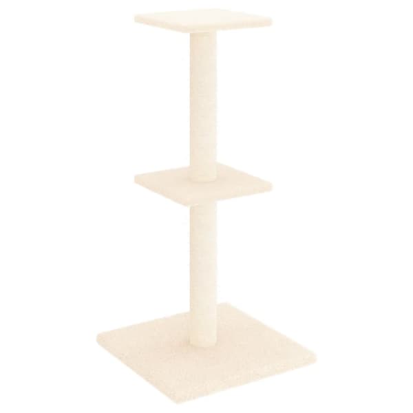 vidaXL Kissan kiipeilypuu sisal- raapimispylväillä kerma 73 cm