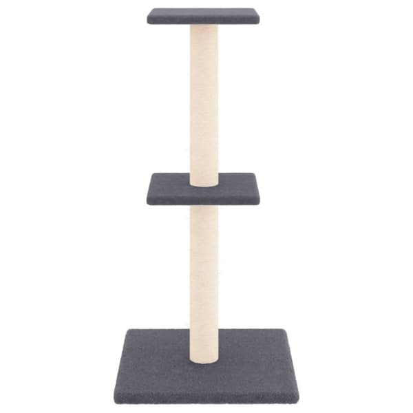vidaXL Klösträd med sisalpelare mörkgrå 73 cm
