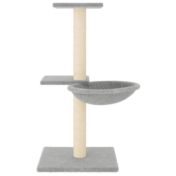 vidaXL Kissan kiipeilypuu sisal- raapimispylväillä vaaleanharm. 72 cm