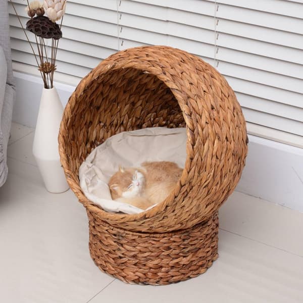 Rootz Cat Cave - Ruskea - Metalli, Puuvilla - 16,53 cm x 12,99 cm x 20,47 cm