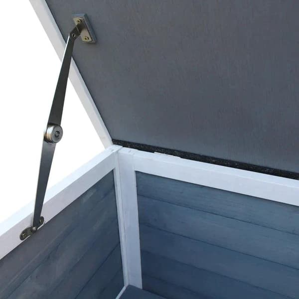 Rootz Cat House - Katzenhaus - Pet House - Cat Villa - Wood - Gray - 51 x 51 x 81.3 cm