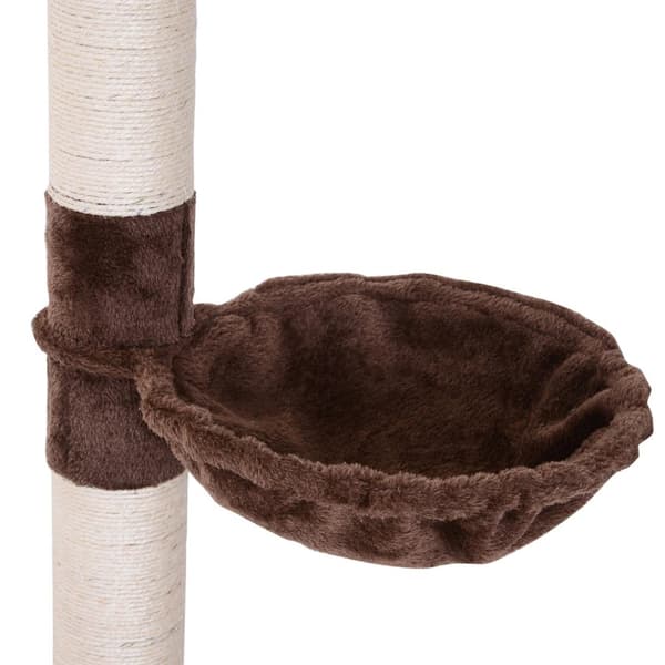 Rootz skrapstolpe - Justerbar i höjdled - Spånskiva - Brun - 40 x 34 x 230 cm