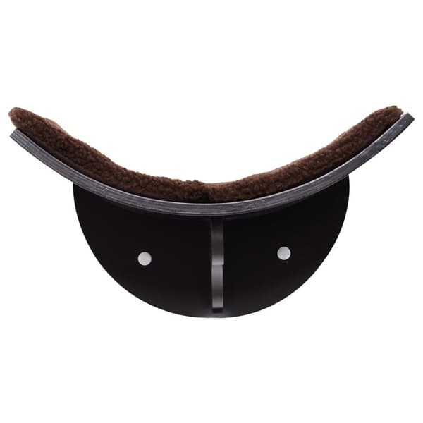 Rootz Cat lepotuoli - ruskea - suunniteltu puu, vaahtomuovi, pehmo - 16,14 cm x 11,02 cm x 8,26 cm