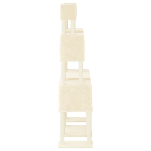 vidaXL kradsetræ med sisalkradsestolper 199 cm cremefarvet
